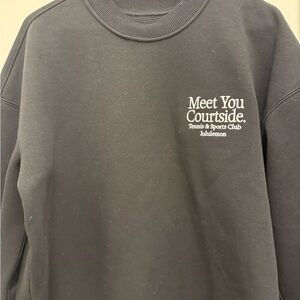 lululemon athletica Black Crewneck Sweater